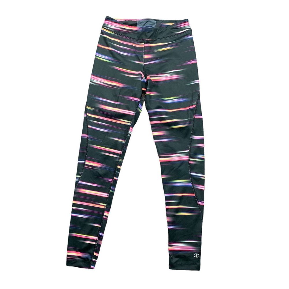 Champion Power Train Small Tights Athletic Sports Black Stretch